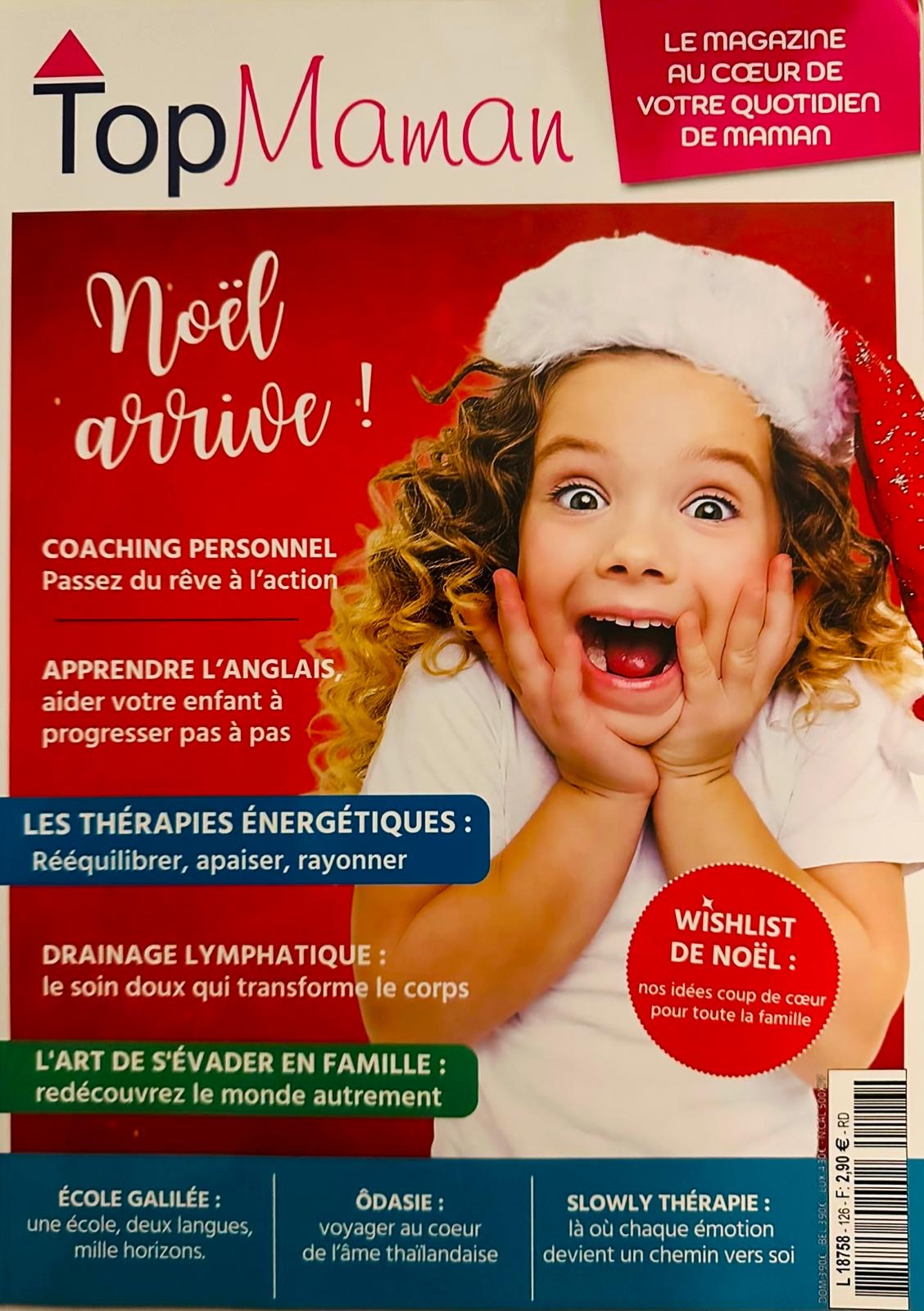 Couverture du magazine Top Maman